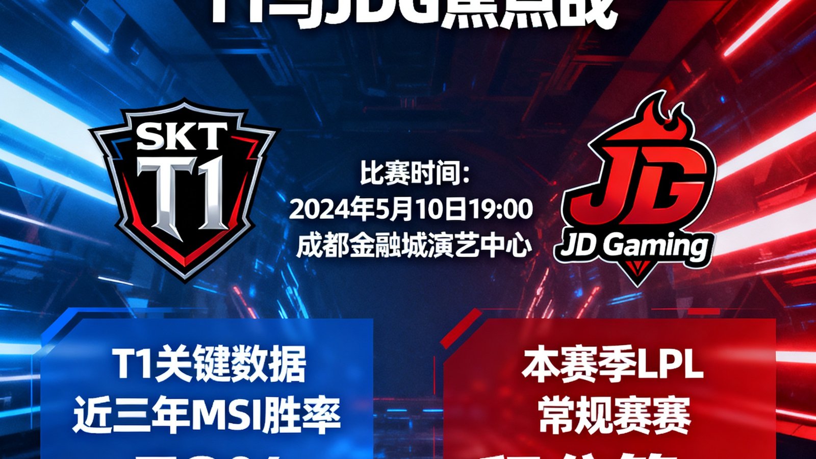英雄联盟MSI季中赛前瞻，T1与JDG焦点战